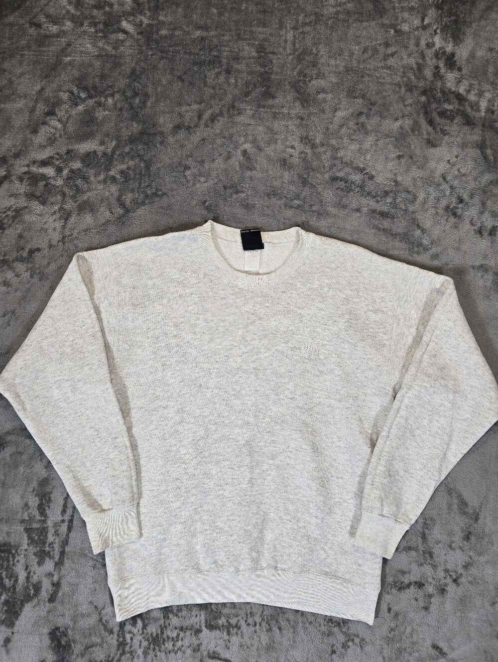 Vintage JC Penney USA Olympics Gray Crewneck Sweatshirt Size Medium